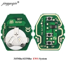Jingyuqin-placa de circuito de Control remoto de 3 botones para coche, para BMW EWS X3 X5 Z3 Z4 1/3/5/7 1 3 5 7 X3 X5 Z3 Series EWS
