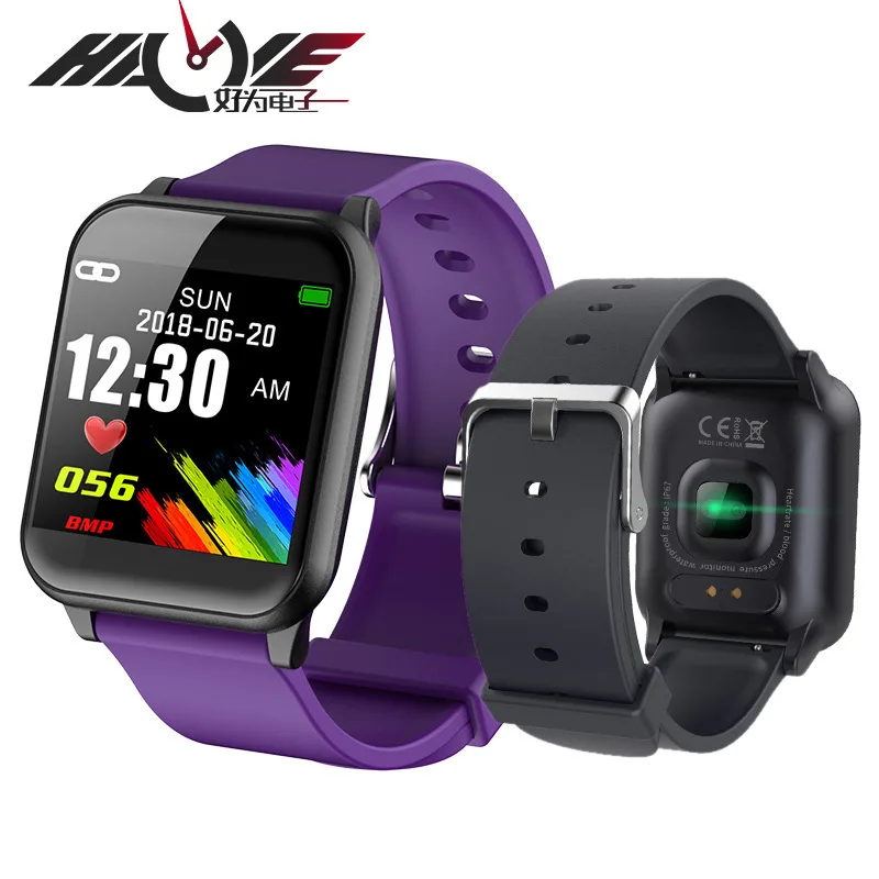 

watch color screen blood pressure and heart rate monitoring Bluetooth sports watch elderly sleep monitoring health