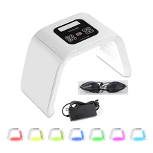 7 цветов PDF светодиодный светильник маска для лица терапия маска Анти-отбеливание акне тушь для ресниц светодиодный для лица фототерапия спектрометр