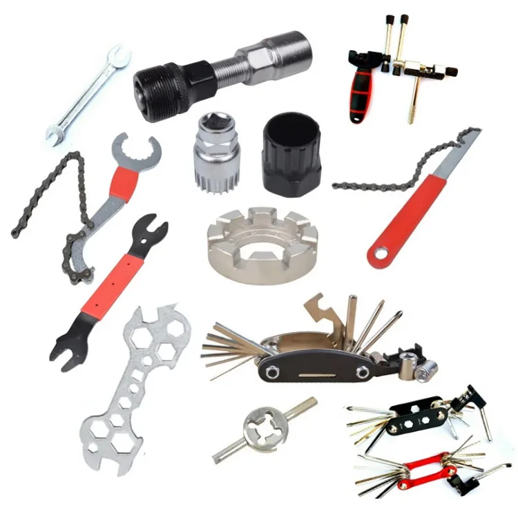 

Split Medial Axis Crankset Flywheel Bicycle Mountain Bike Tool Chain-cutting Device Allen Wrench Spoke Wrench Holder