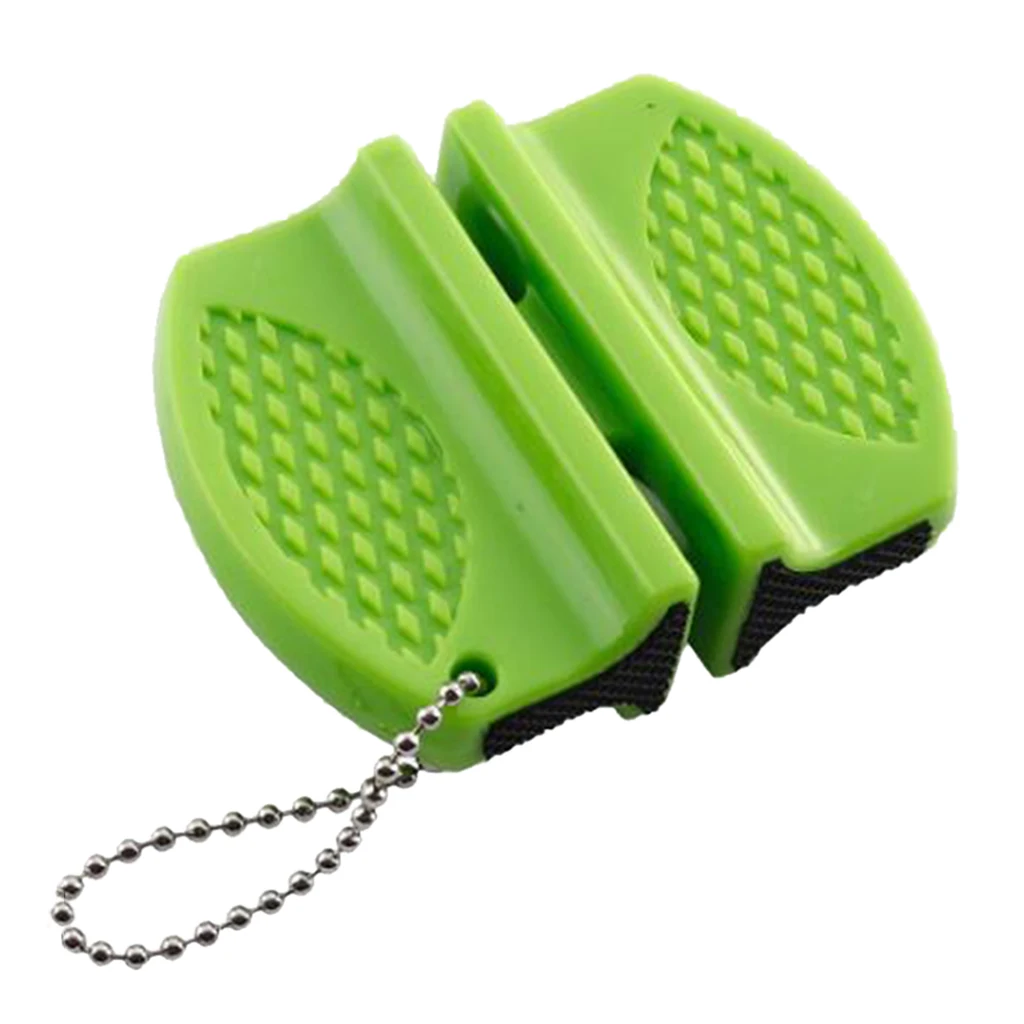 Small Knife Sharpener Kitchen Whetstone Household Tool Mini Ceramic Rod Tungsten Steel Camp Pocket Kitchen Knife Sharpener Tool