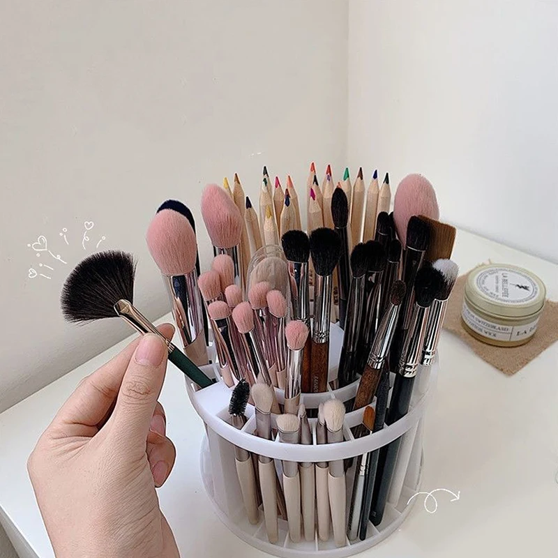 Multifunctional Cosmetic Make-up Brush Storage Box Table Organizer Make Up Tools Pen Makeup Nail Polish Holder | Красота и здоровье