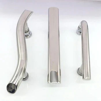 

Door Handle Set Stainless Steel Lock Interior Bathroom Home Door Handle Lock Durable Adjustable Latch Security Interior