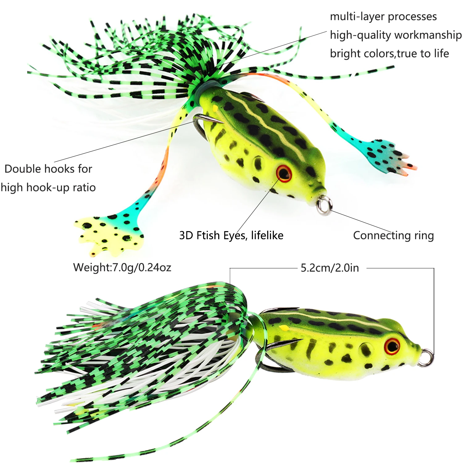 Sougayilang Metal Spinner Spoon Fishing Hook Soft Rubber Bait Fishing Lure VIB Hard Baits for Carp Fishing Tackle Pesca