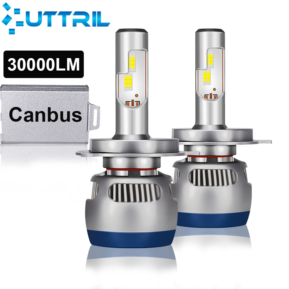 Uttril 110W 30000LM Canbus LED H4 H7 Truck Car Headlight H1 H8 H9 H11 9005 9006 Auto Light For Fog Lamp Bulb 12V 24V | Автомобили и