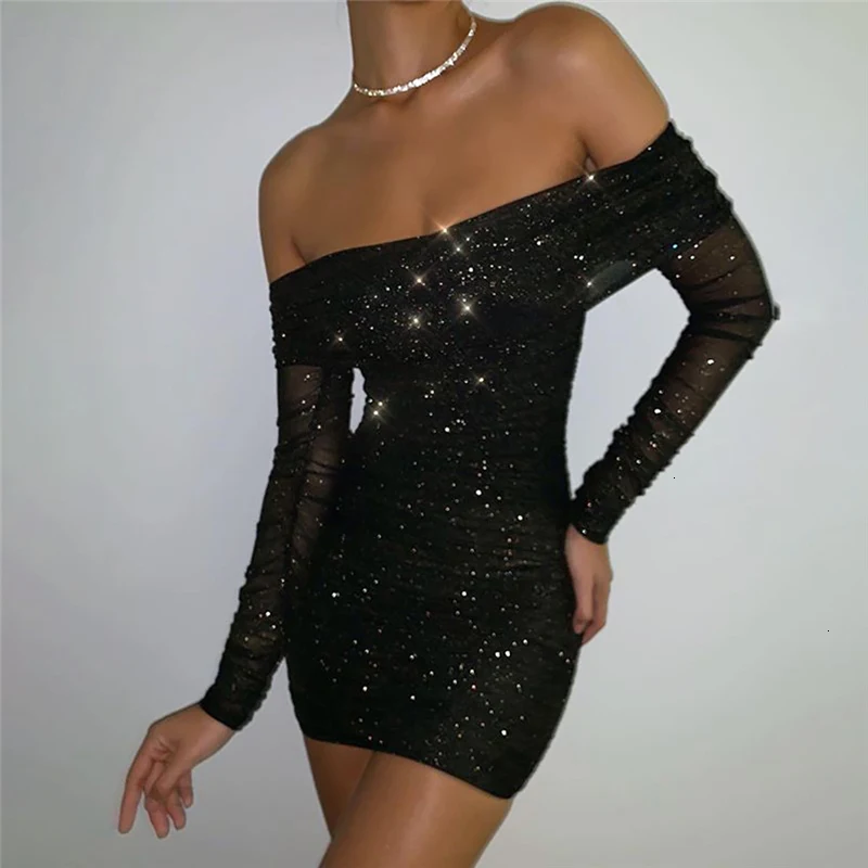 Feditch SEQUINS Клубные наряды Сексуальная Женский комплект 2 шт. ремень спагетти блестящая верхняя часть костюма с жемчугом и юбки набор ночные вечерние комплект из двух предметов