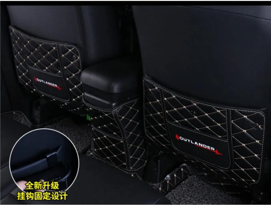 Для Mitsubishi Outlander, обновленная искусственная кожа, поручень, анти-удар, накладка, внутренняя модификация, анти-удар, защитная накладка, быстрая