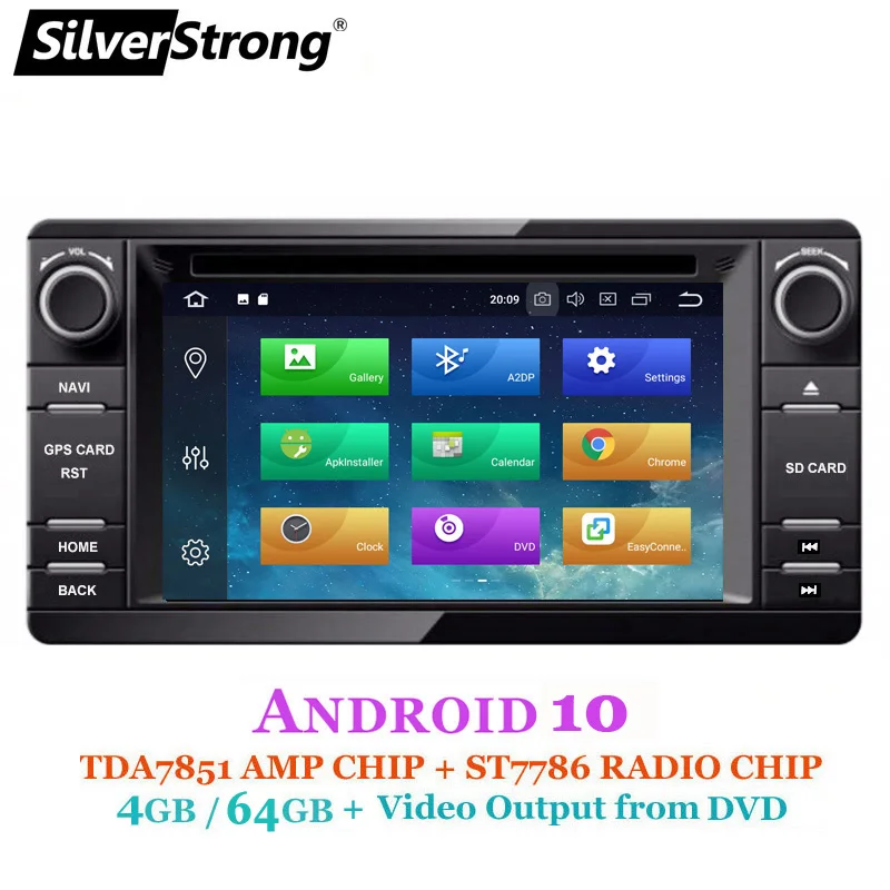 DVD проигрыватель SilverStrong на базе Android 2014 2din GPS для MITSUBISHI OUTLANDER 2017 Outlander Pajero CARPLAY DAB +