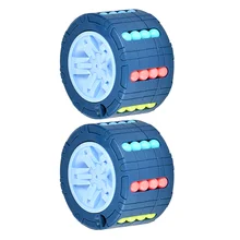 Cube de haricots pour enfants, 2 pièces, soulagement du Stress, décompression, Puzzle, super cadeau