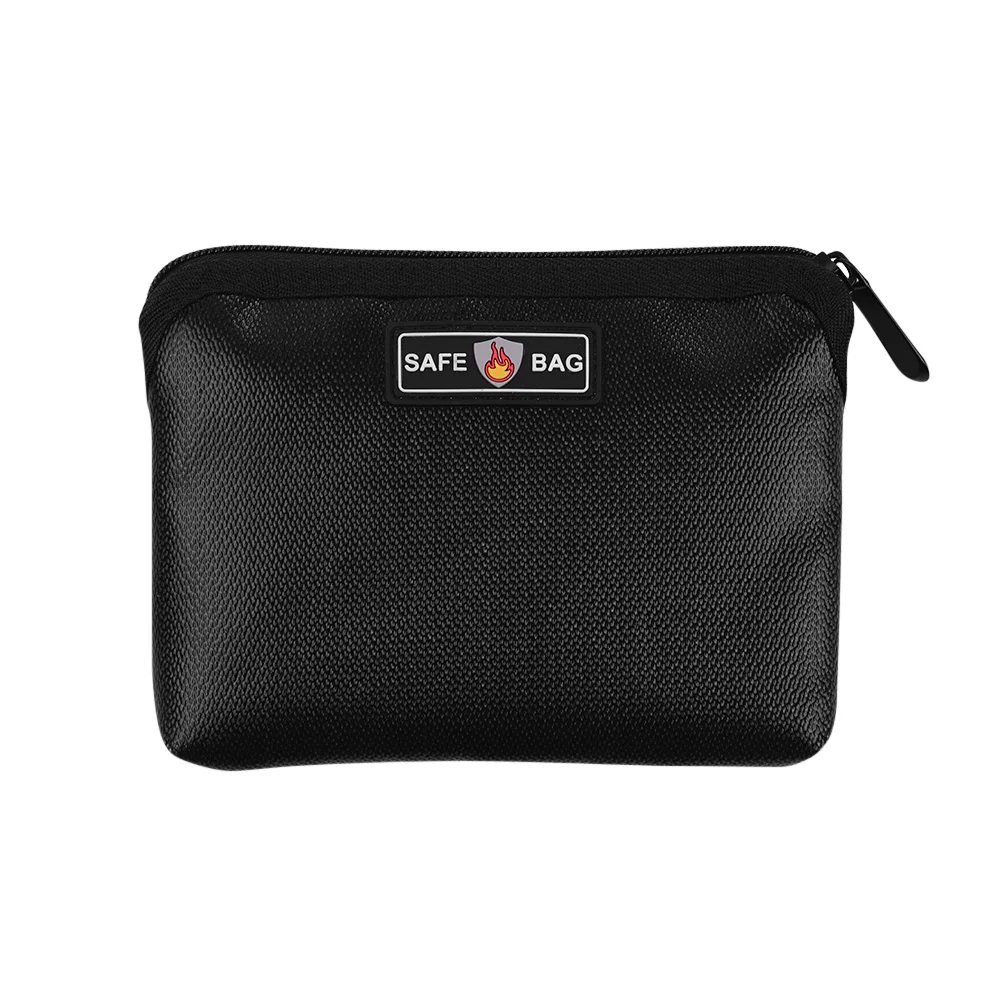 Bolsas de documentos impermeables e ignífugas, Material de silicona líquida, aislamiento térmico, bolsa de seguridad resistente al agua y al fuego, con cremallera para dinero en efectivo