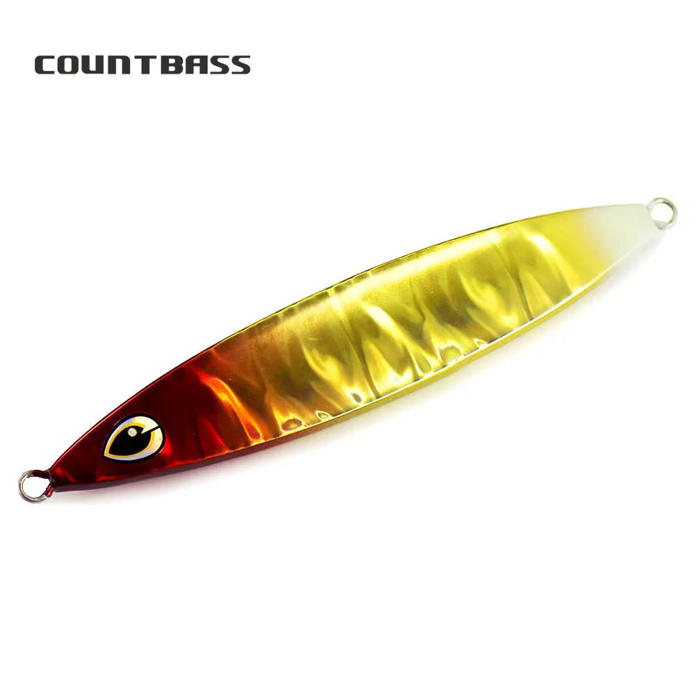 

COUNTBASS 155g 5.5oz Slow Jigs Metal Deep Saltwater Fishing Lures Snapper Vertical Action