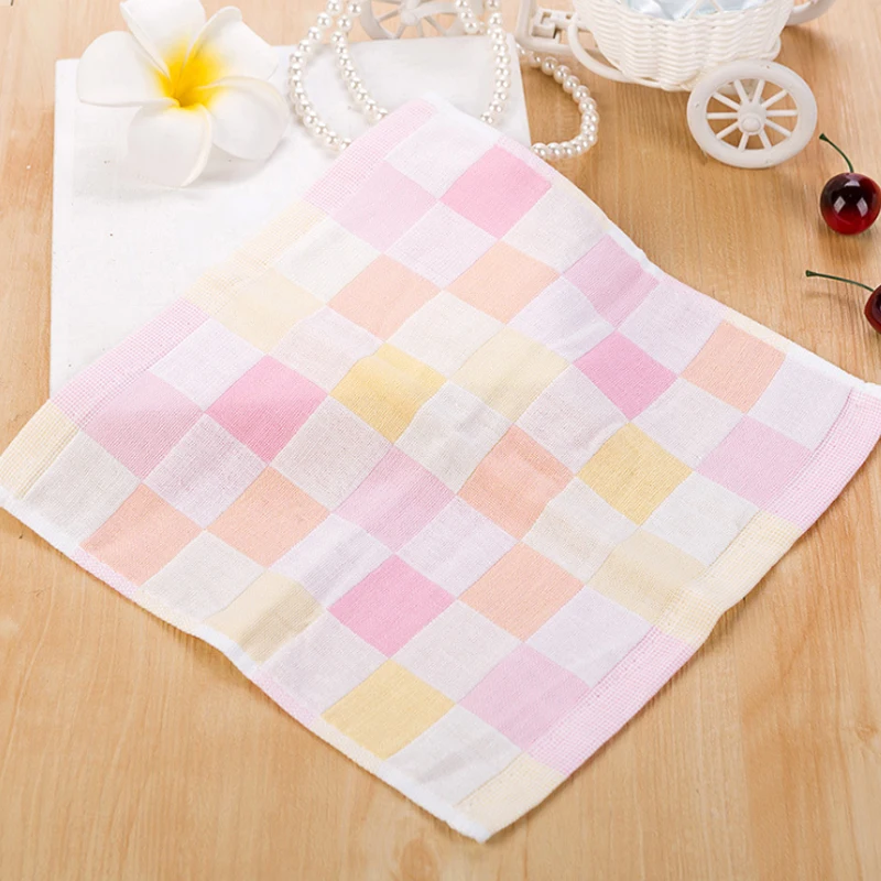 

3-9pcs Baby Infant Pure Cotton Towel Muslin Towel Handkerchiefs Wipe Towel Baby Handkerchief Towel Facecloth Washcloth