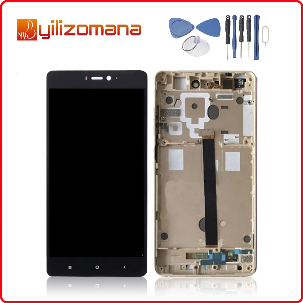

1920x1080 Original For XIAOMI Mi4s LCD Display Touch Screen Digitizer Assembly For Xiaomi Mi 4S Display with Frame Replacement
