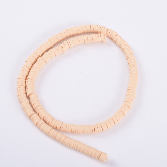 30 Colors 6mm Recyclable Polymer Clay Disc Spacer Beads Necklace Bracelet Handmade Loose Charms Beads For Jewelry Making