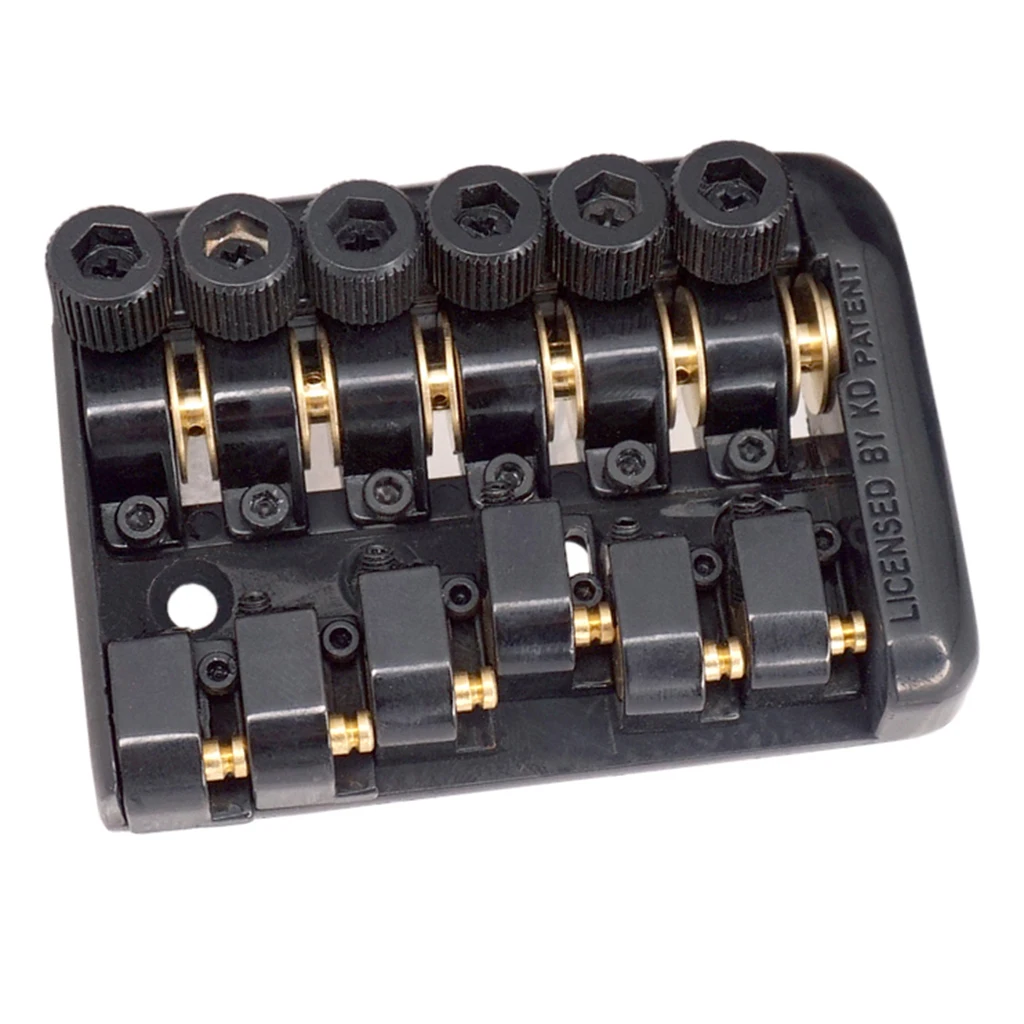 

1 Set Electric Guitar Replacement Saddle Bridge Tailpiece Roll Ball Nut Tools