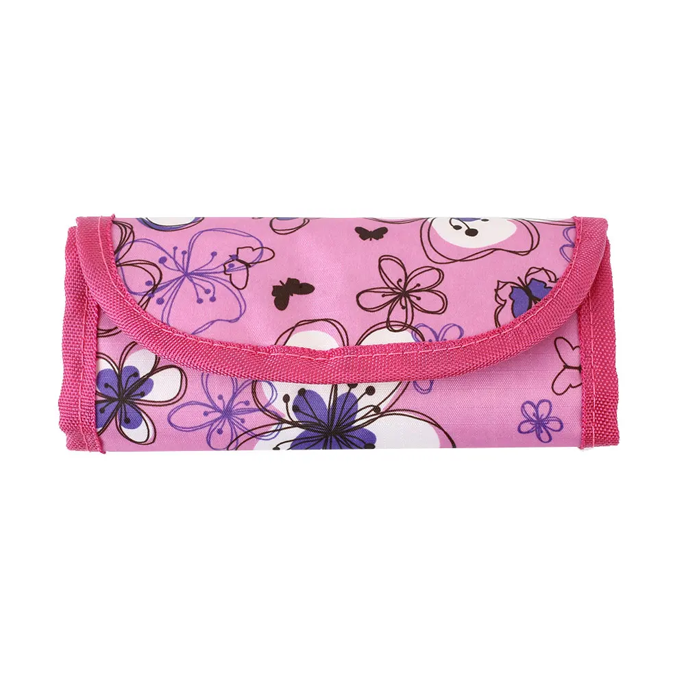 pink base butterfly Чехол для вязания крючком пяльцы нейлоновый органайзер для хранения рюкзак с фотоизображением - Цвет: pink base butterfly