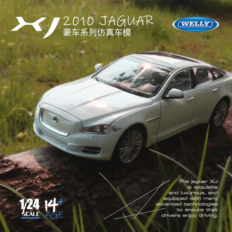 Модель автомобиля Welly 1:24 JAGUAR XJ из сплава отлитые и игрушечные транспортные
