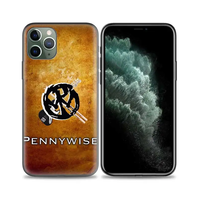 Pennywise клоун ужас чехол для Apple iphone 11 Pro XS Max XR X 7 8 6 6S Plus 5 5S SE 5C Мягкий ТПУ чехол для телефона - Цвет: B12