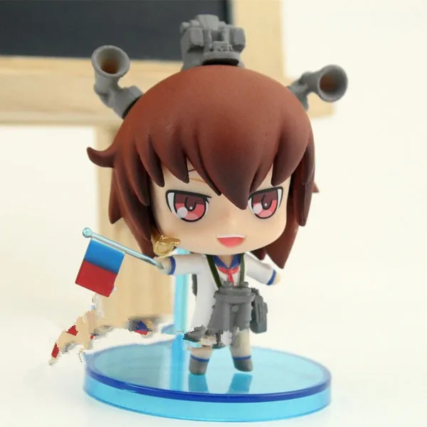 6 шт./компл. фигурку аниме Kantai Collection (Shimakaze) пресечена Nagato акаджи каэде Atago Ikazuchi (8 см)