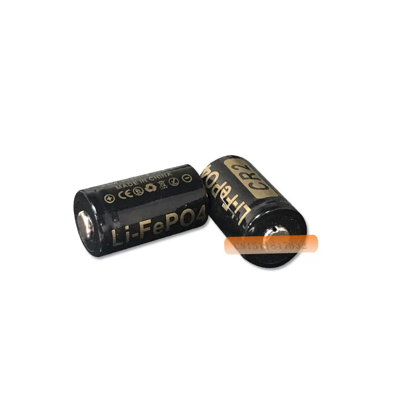 2 шт./партия 400mAh CR2 батарея 3v LiFePO4 аккумуляторная батарея 15266 CR2 батарея с батареей защитная коробка