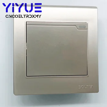 

1 Gang 2 Way Push button switch Panel Light Switch On / Off Pass Through Wall Switch 10A