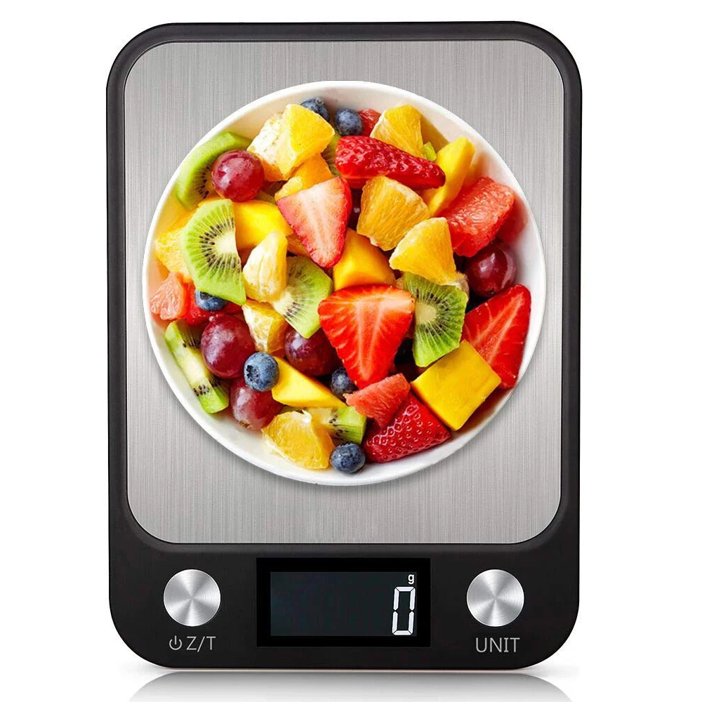 Digital Kitchen Scale 5Kg/10Kg 1g Stainless Steel Multi-Function Food LCD Display For Cooking Baking Weighing | Дом и сад