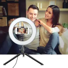 Светильник для селфи с регулируемой яркостью USB, новинка, светодиодный светильник для телефона, лампа для селфи, ночная фотография, макияж, видео, живая студия, красота, фото, заполняющий светильник