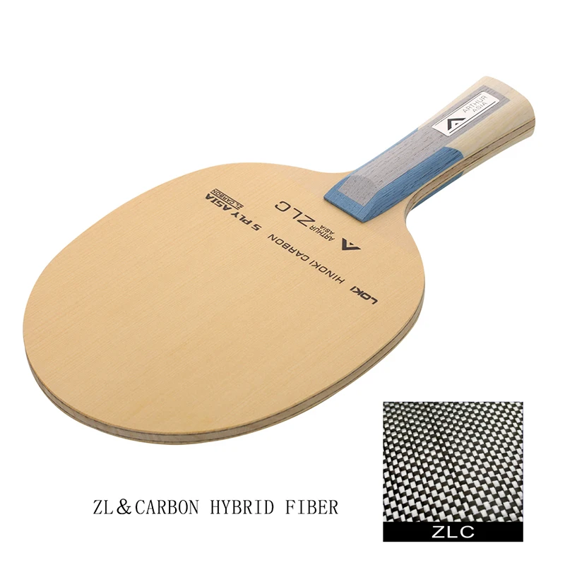 LOKI Arthur ASIA ZLC лезвие для настольного тенниса профессиональное 5-слойное углеродное весло для пинг-понга Hinoki для быстрой атаки
