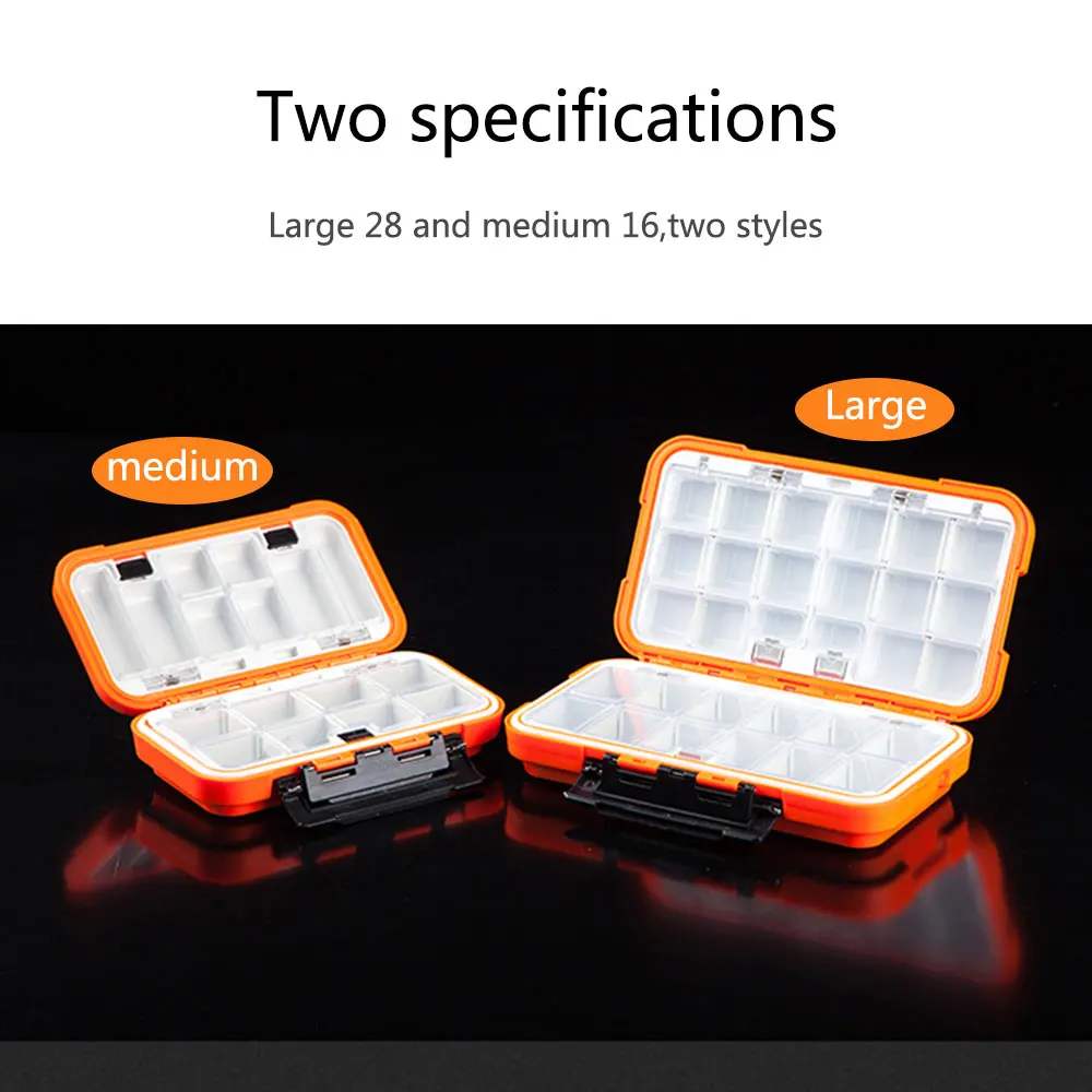 

Multifunctional Fishing Tackle Box Waterproof Double Layer Compartments Fishing Box Storage Case Fishing Hook Supplies Tool
