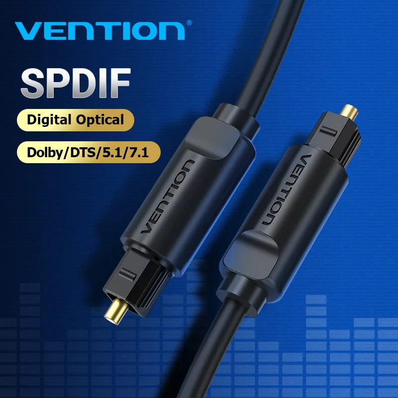 Vention Digital Optical Audio Cable Toslink Spdif Cable 1m 5m For
