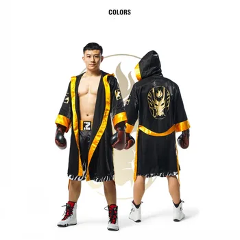 

GOLDEN Boxing Costume Adult Champion Boxer Robe Gold Belt Suits Cosplay Playing Boxing Match Uniform Carnival Halloween Cosplay