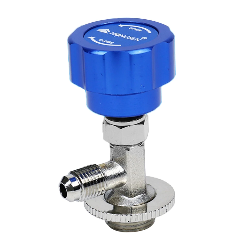 Refrigerant Bottle Opener Refrigerant Can Tap Valve Fluorine for R22 R600 Can Tap Valve