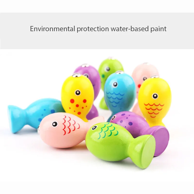 Kids Wooden Montessori Toys Magnetic Kitten Fishing Toys Game Baby Early Educational Puzzle Toys for Children Outdoor Play Set 4 Kids Wooden Montessori Toys Magnetic Kitten Fishing Toys Game Baby Early Educational Puzzle Toys for Children Outdoor Play Set 4