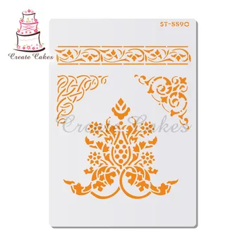 

Flower Lace Stencil For Walls Painting Scrapbooking Stamp Album Decorative Embossing DIY Craft Paper Card Flower Template