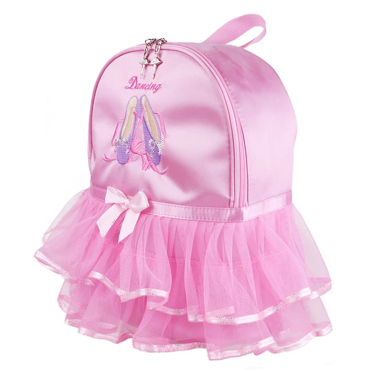 Ballet Dance Bags Children Ballet Bag for Girl Ballerina Dance Bag for Kids Pink Dancing Backpack Girls Ballet Dance Bags Baby School Backpack