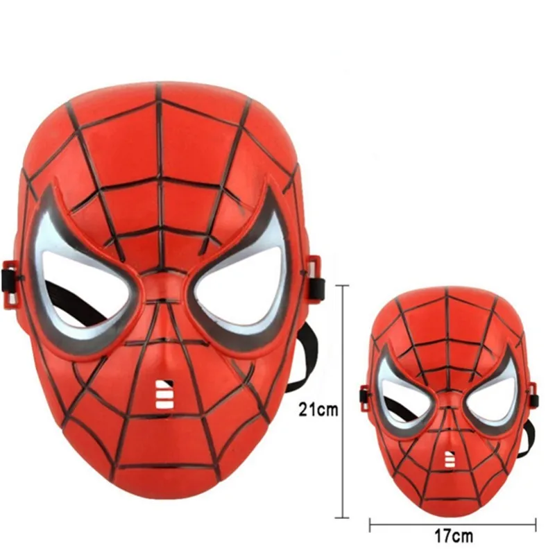 Горячая Распродажа 4 стиля супергерой Человек-паук косплей маски на все лицо Маскарад светодиодный Хэллоуин рождественские маски для взрослых и детская маска