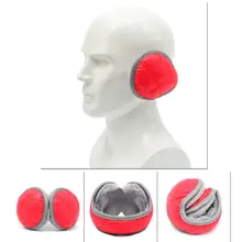 Унисекс, водонепроницаемые наушники со светоотражающей полоской, плюшевая подкладка, складное покрытие для ушей, высокое качество, бренд