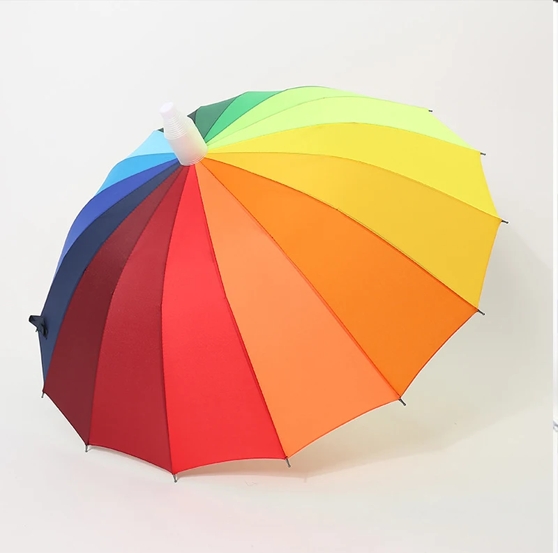 16K поставляется с водонепроницаемым рукавом зонтик с длинной ручкой для мужчин и солнцезащитный крем для женщин автоматический зонт из волокна стенд ветрозащитный