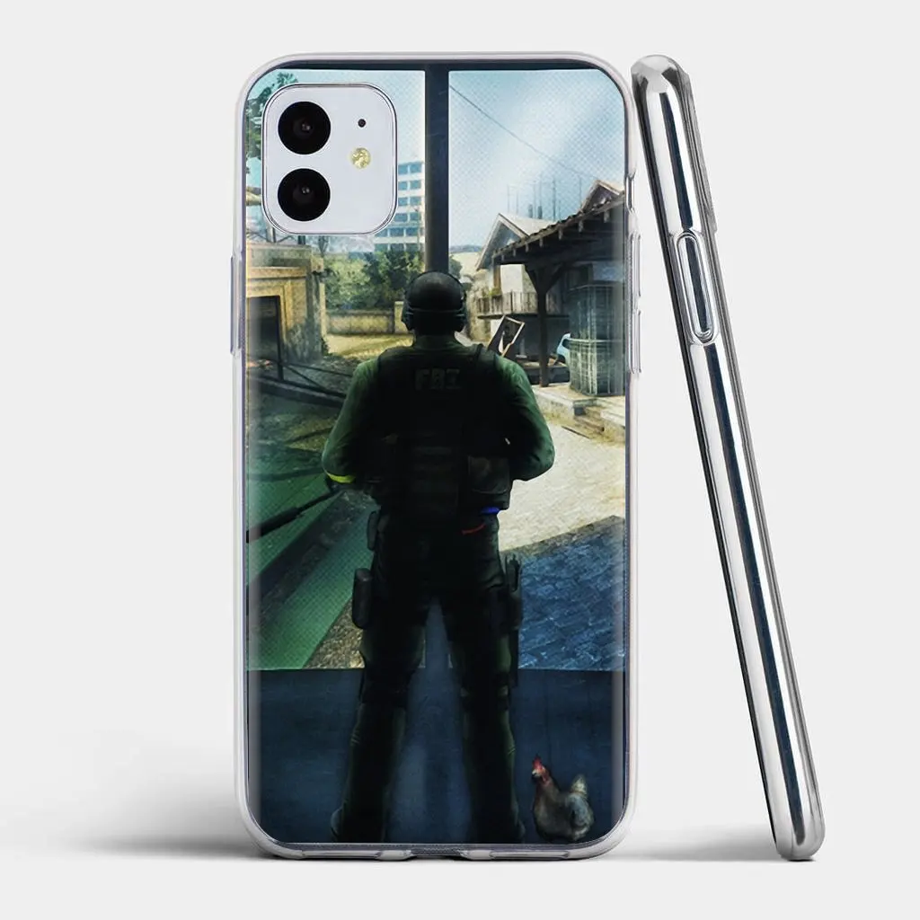 Counter-Strike Global Offensive cs go мягкое покрытие кожи для samsung Galaxy Note 2 3 4 5 8 9 S2 S3 S4 S5 мини S6 S7