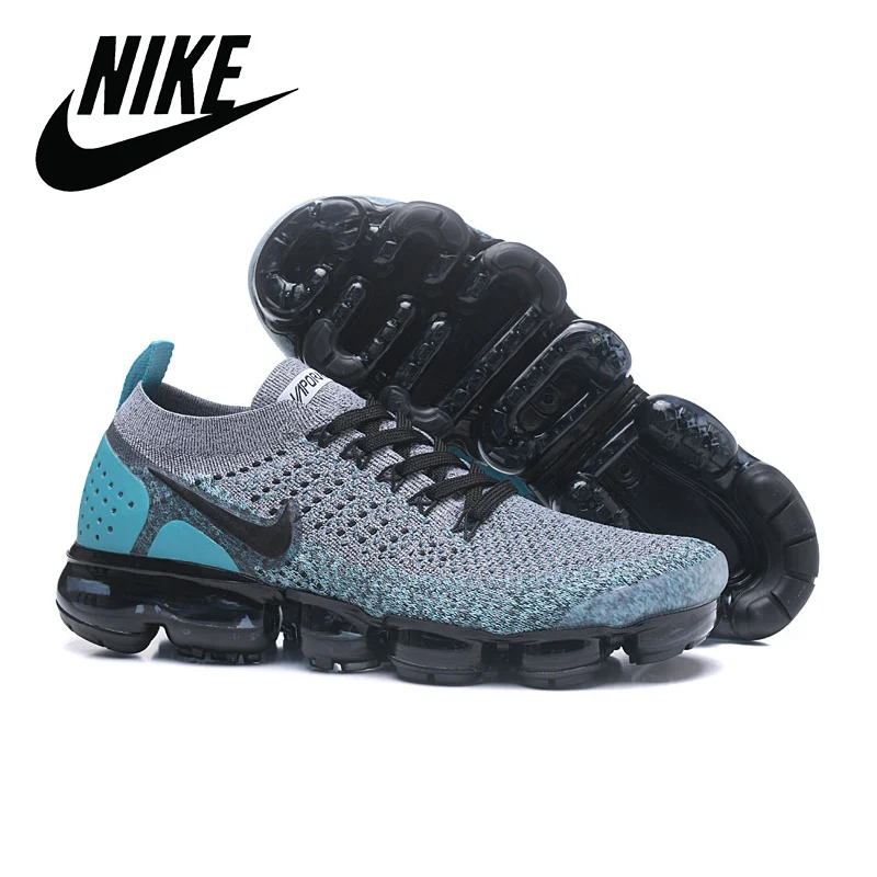 Мужские кроссовки для бега NIke Air Vapormax Flyknit 2 0 классические черные прогулок размер