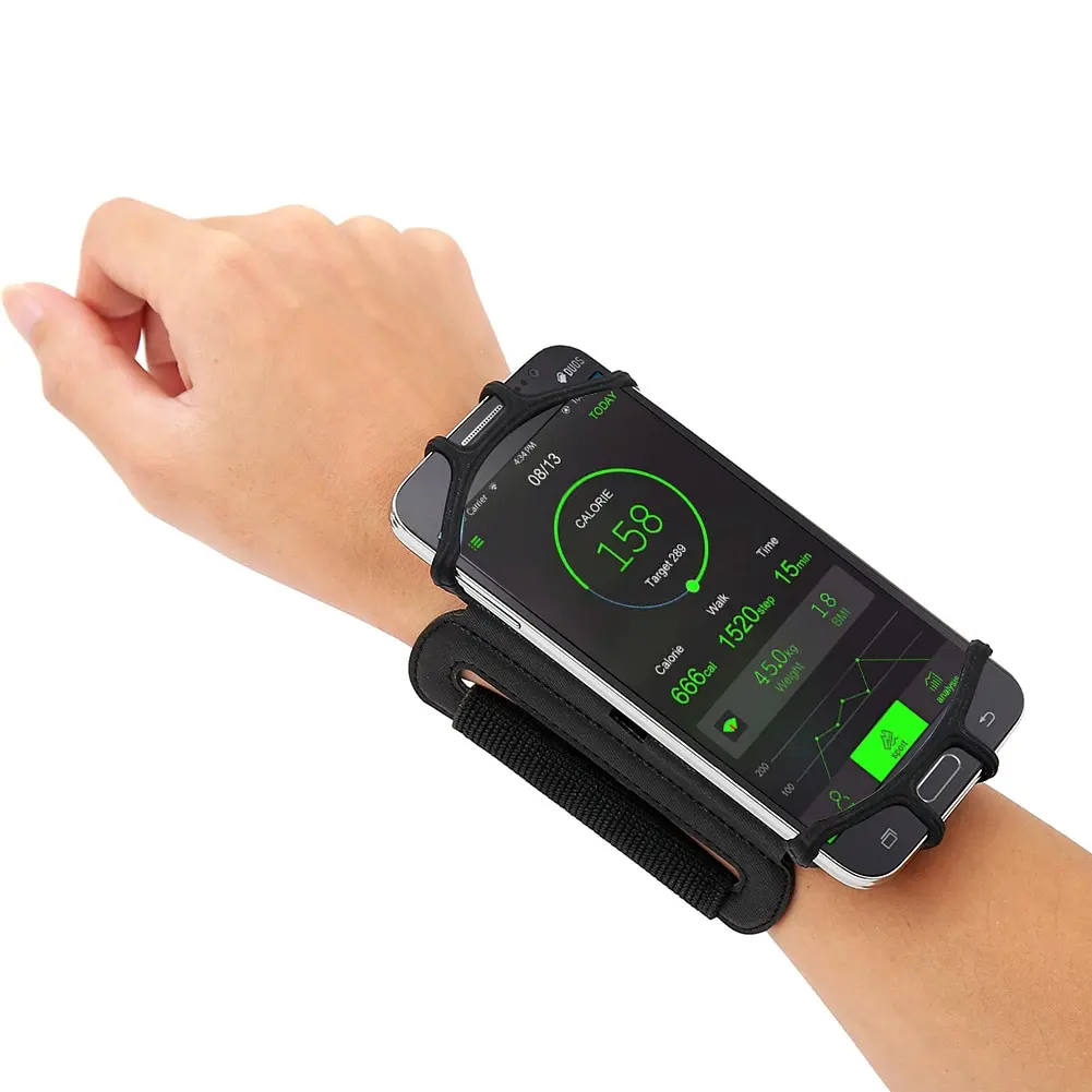 

4-5.5in Running Bag Men Women Armbands Touch Screen Cell Phone Case Rotatable Running Belt Cycling Gym Arm Band Bag for iPhone