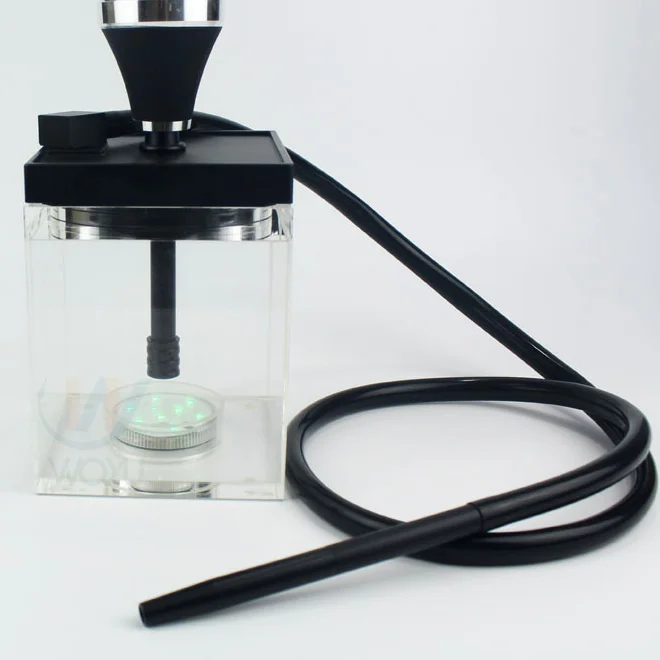 black no kaloud Светодиодный акриловый горшок для кальяна с угольным держателем - Цвет: black no kaloud