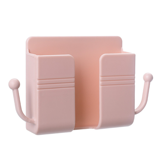 Mounted Storage Box TV Air Conditioner Remote Control Machine Organizer Multifunctional Home Hook Mobile Phone Plug Shelf
