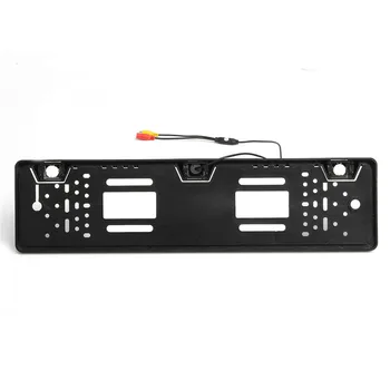 

Hot Universial HD CCD Car Rear View Camera EU European License Plate Frame Parking Reverse Camera Radar Probe Parking Sensors