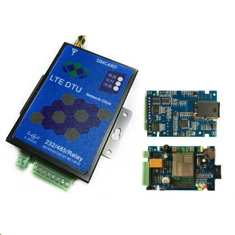

Модуль 4G DTU с открытым исходным кодом E200S макетная плата MODBUS Прозрачная передача RS485 LTE беспроводной пульт дистанционного управления CAT1