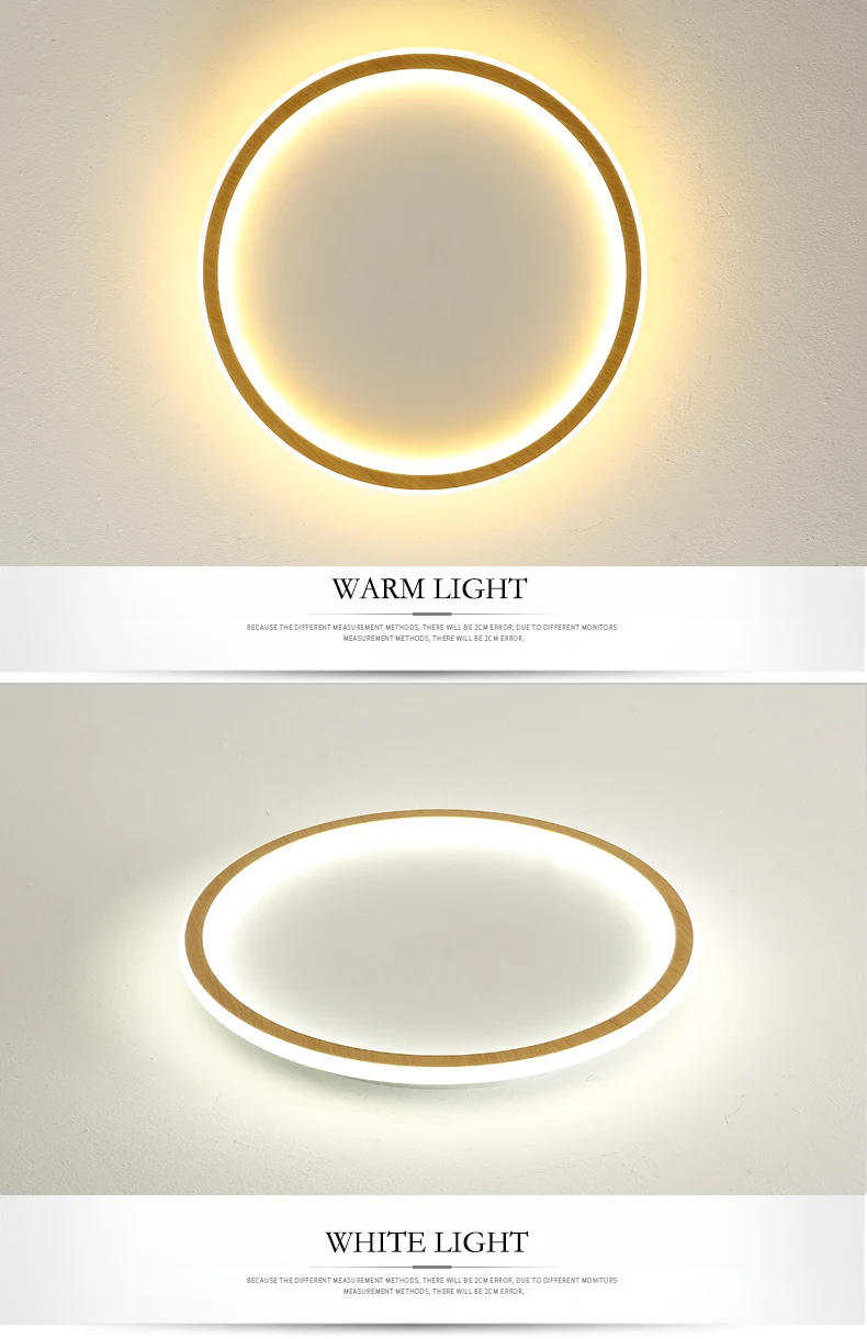 New modern black,white ultra-thin led ceiling light rectangular, round bedroom lamp living room lamp led ceiling lamp