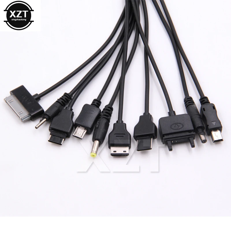 10 в 1 универсальный USB кабель для зарядки мобильных телефонов|Сетевые шнуры и