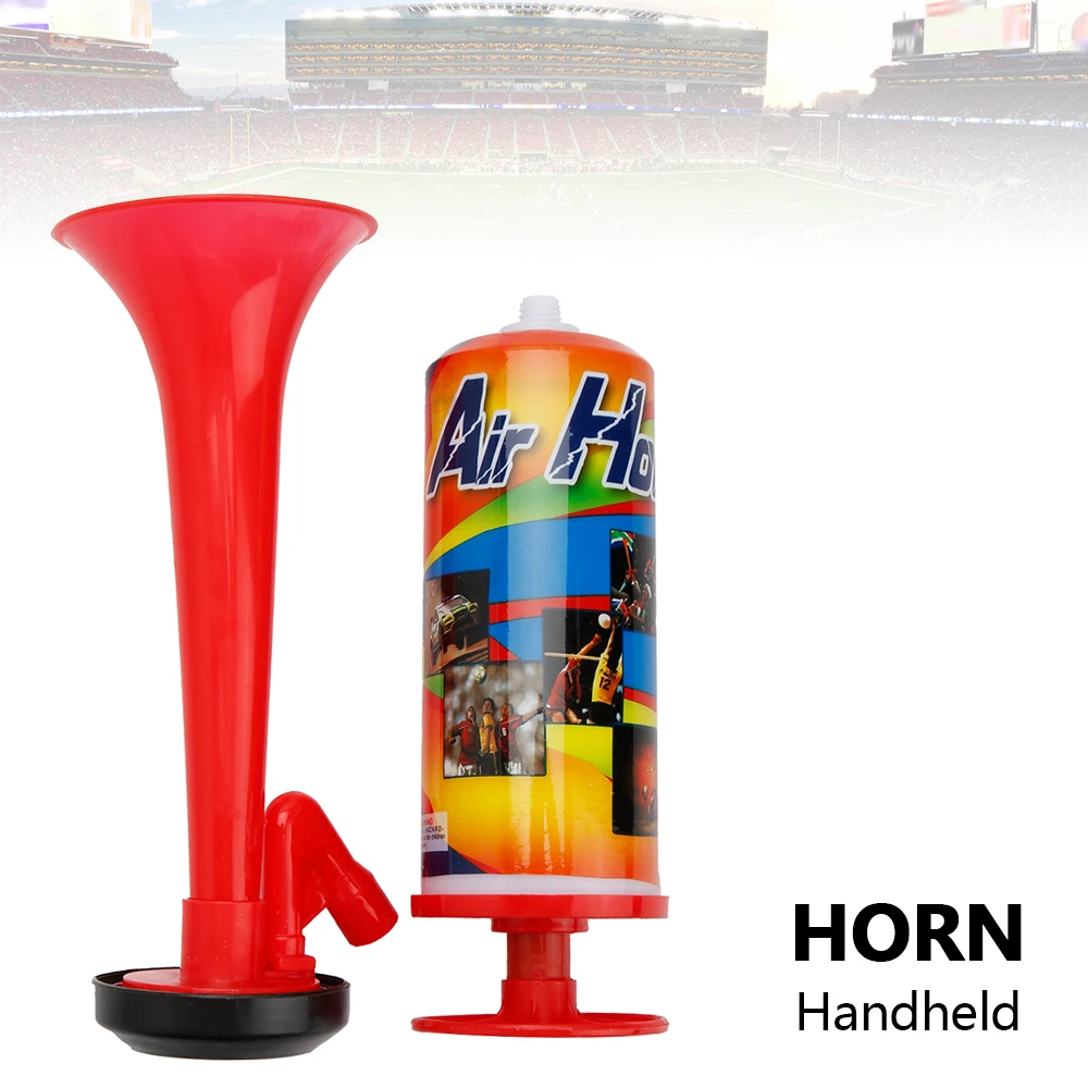 Hand Push Cheerleading Air Fan Horn Sports Meeting Cheer Club Trumpet