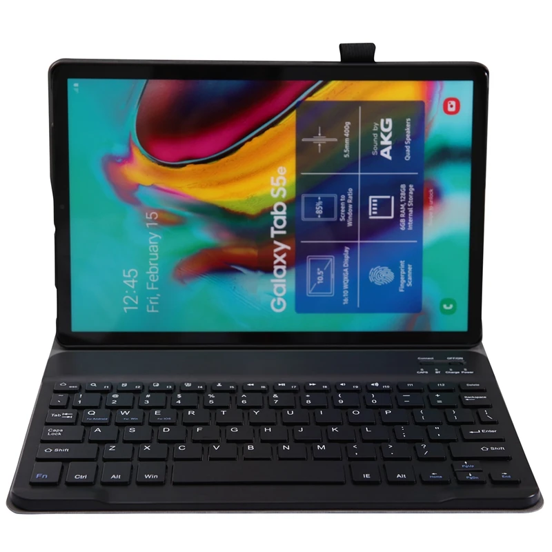  Backlit Keyboard Case For Samsung Galaxy Tab S5E 10.5 Case T720 T725 SM-T720 Cover Removable Blueto