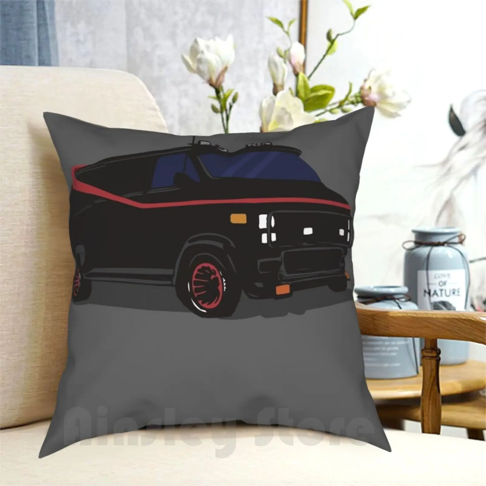 The A-Team Van Pillow Case Stampato Home Soft Diy Pillow Cover The A Team Novità Movie Sci Fi Geek Comic Graphic Street Art